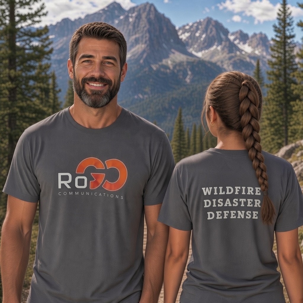 RoGO Communications branded conference swag