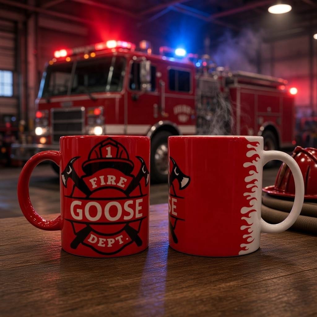 Colorado firefighter appreciation caps and custom station mug